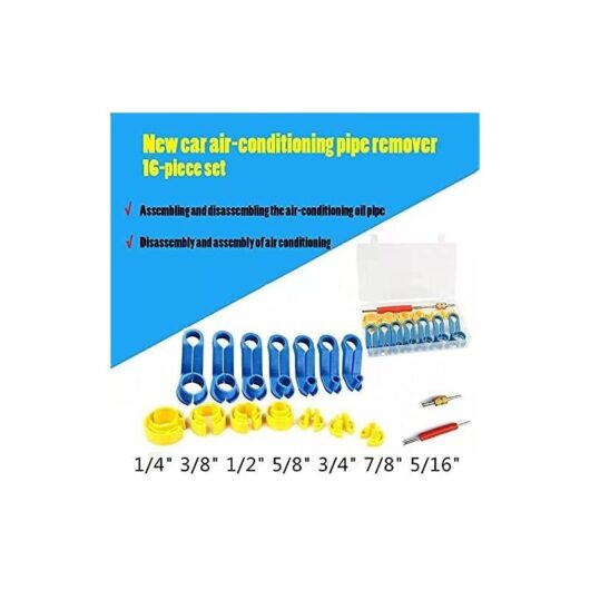 Csparkv - 16Pcs Car ac Fuel Line Disconnect Tool Set Compressor Replacement Air Conditioning Hose Auto Repair Tools