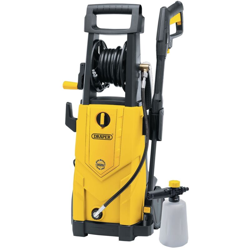 Draper 03096 230V Pressure Washer, 2200W, 165Bar, Yellow
