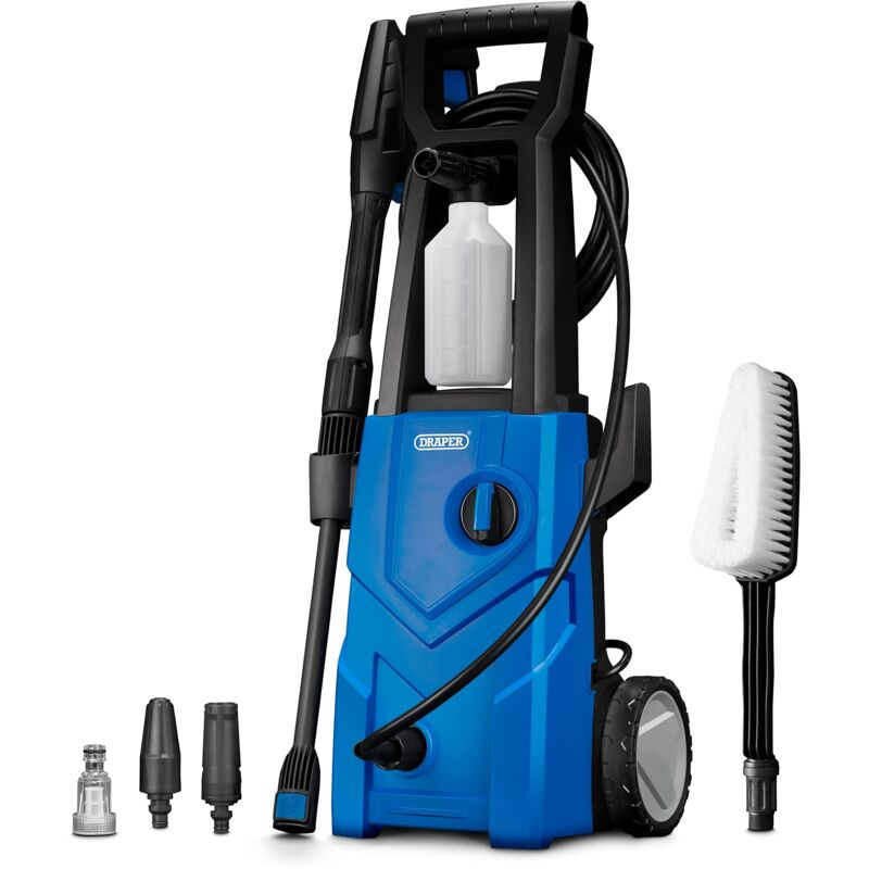 Draper 98676 Pressure Washer, 1600W, 135bar