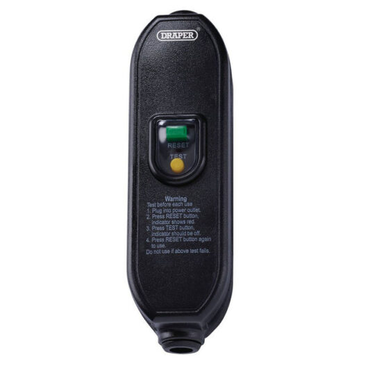 Draper Draper 16A In-line RCD Adaptor (230V)