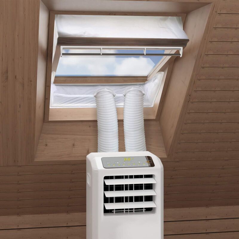 Insulation Fabric for Center Pivot Windows with a Perimeter of 381cm to 460cm - For Portable Air Conditioners and Tumble Dryers - Suitable for all