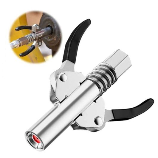 Linghhang - High Pressure Double g Handle Coupler for Grease Gun, Easy to Assemble and Disassemble for All Types of Grease Guns 1pc