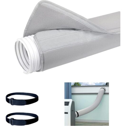 Portable Air Conditioner Insulating Hose Cover Sliding Door Vent Kit 12cm-15cm Diameter Exhaust Hose for Air Conditioner Parts & Accessories