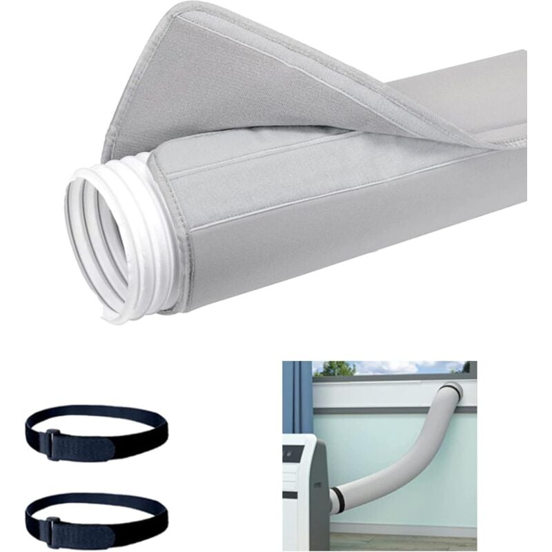 Portable Air Conditioner Insulating Hose Cover Sliding Door Vent Kit 12cm-15cm Diameter Exhaust Hose for Air Conditioner Parts & Accessories