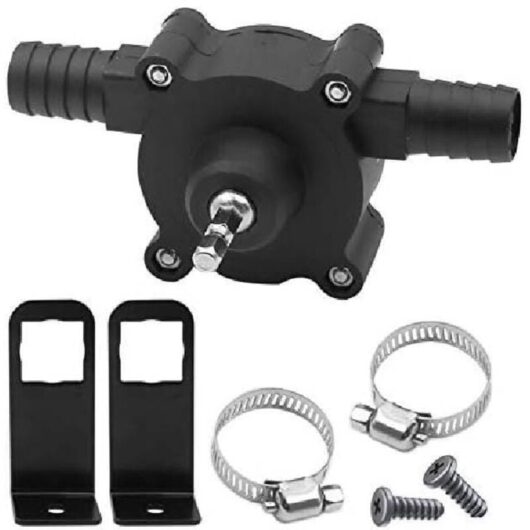 Portable Mini Electric Drill Powered Water Pump Diesel Engines Oil Liquid Water Hand Self-Priming Transfer Pumps Fast Pumping Speed