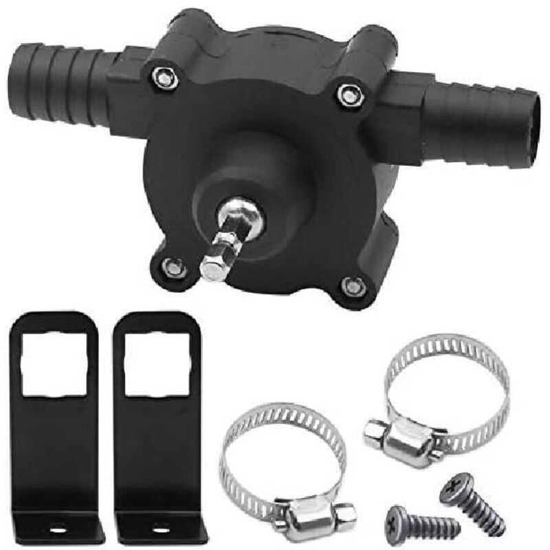 Portable Mini Electric Drill Powered Water Pump Diesel Engines Oil Liquid Water Hand Self-Priming Transfer Pumps Fast Pumping Speed
