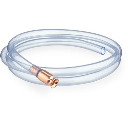 Relaxdays Siphoning Hose 187 cm, Manual Decanting Transfer Pump for Liquids, Transparent