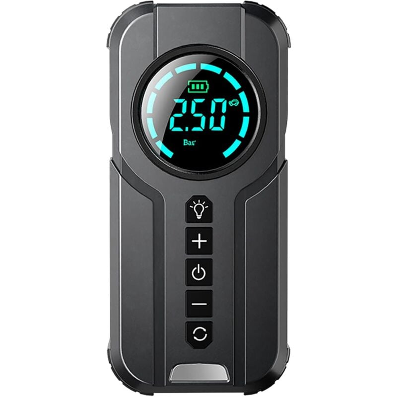 Tire Inflatable Pump, Electric Air Compressor, Mini Portable Car Tire Air Pump, Portable Charging Inflator, Preset Pressure, 6000mAh Battery, for Car