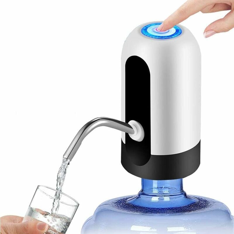 Water Bottle Pump, 5 Gallon usb Charging Automatic Drinking Water Pump Universal 2-5 Gallon Jugs Portable Electric Water Bottle Dispenser for Office