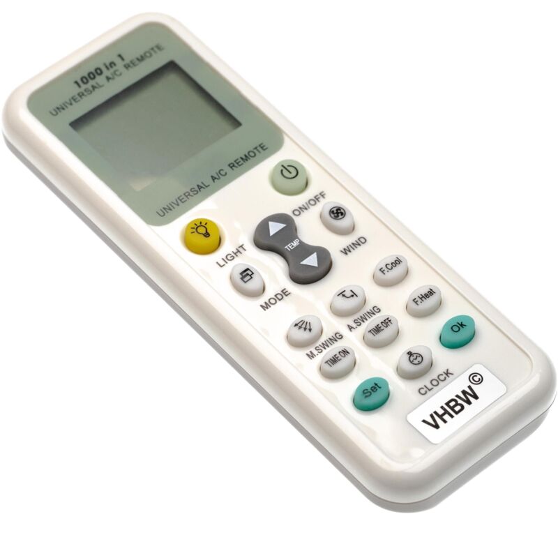 vhbw Universal Remote Control compatible with Sharp Air Conditioners
