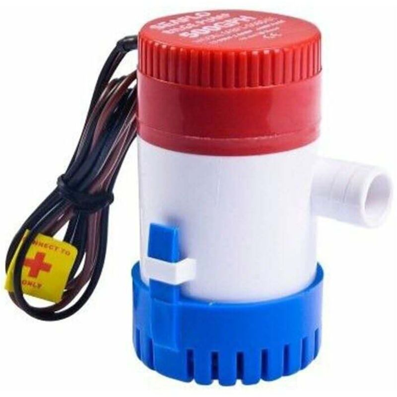 1100 GPH Fully Submersible Bilge Pump for Boats, 12V, Bilge Water Pump for Fishing Boats, Yachts, RVs or Marine Vessels