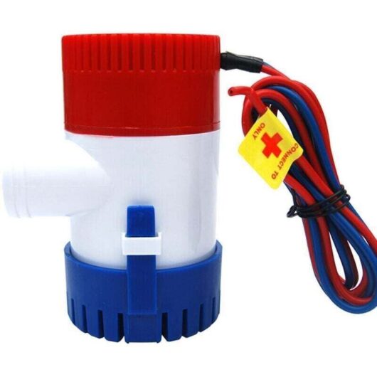 1100GPH DC 24V Electric Bilge Pump for Seaplane, Submersible, Aquarium, Motorhome, Houseboat, Boat, 8