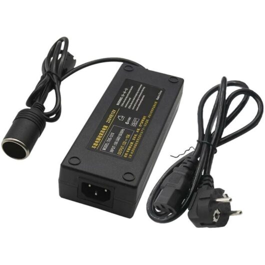 12V 15A 160W Car Converter, 220V to 12V Car Adapter, Car Converter, Home, Cigarette Lighter, EU Plug