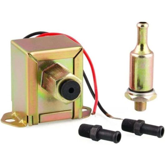 12v 2.5-4 PSI Electric Fuel Pump, Low Pressure Inline Fuel Pump, Automatic Electric Gasoline Pump, Modified Fuel Pump for Cars