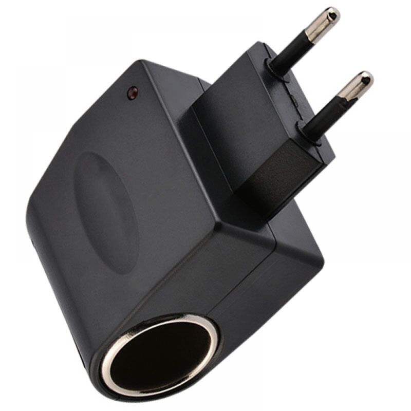 1pc AC Cigarette Lighter Adapter Car Socket, Home Cigarette Lighter AC/DC Cigarette Lighter 220V to 12V