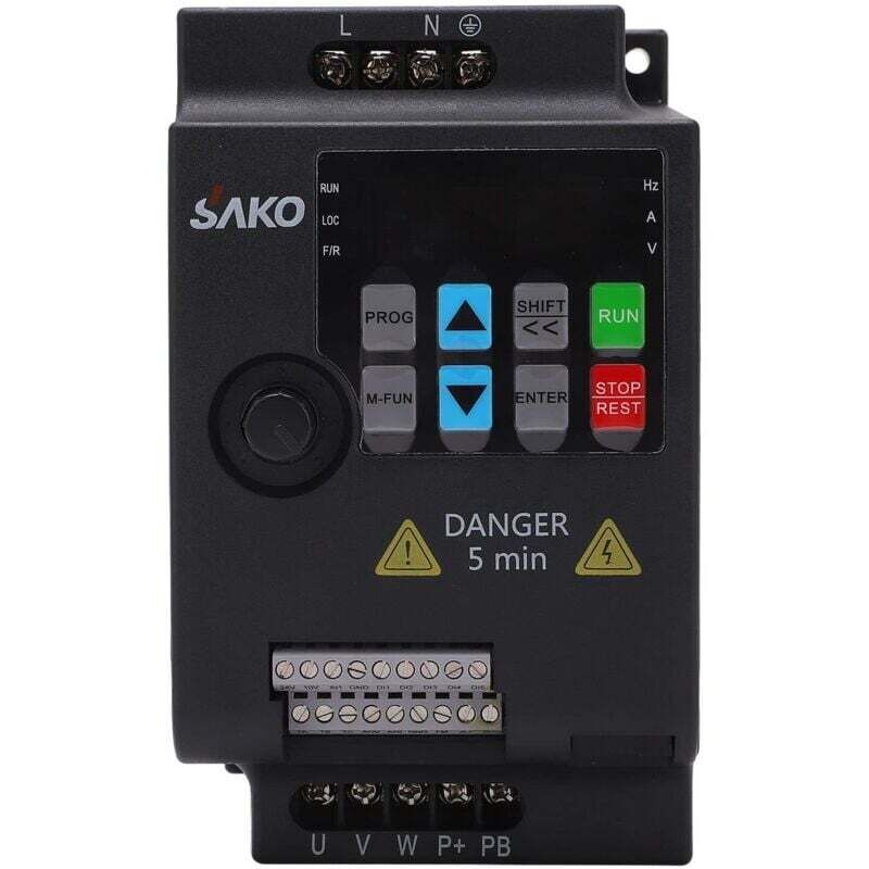 2.2KW 3HP VFD Single-Phase to Three-Phase Frequency Converter AC 220V to AC 0-220V Motor Control Inverter