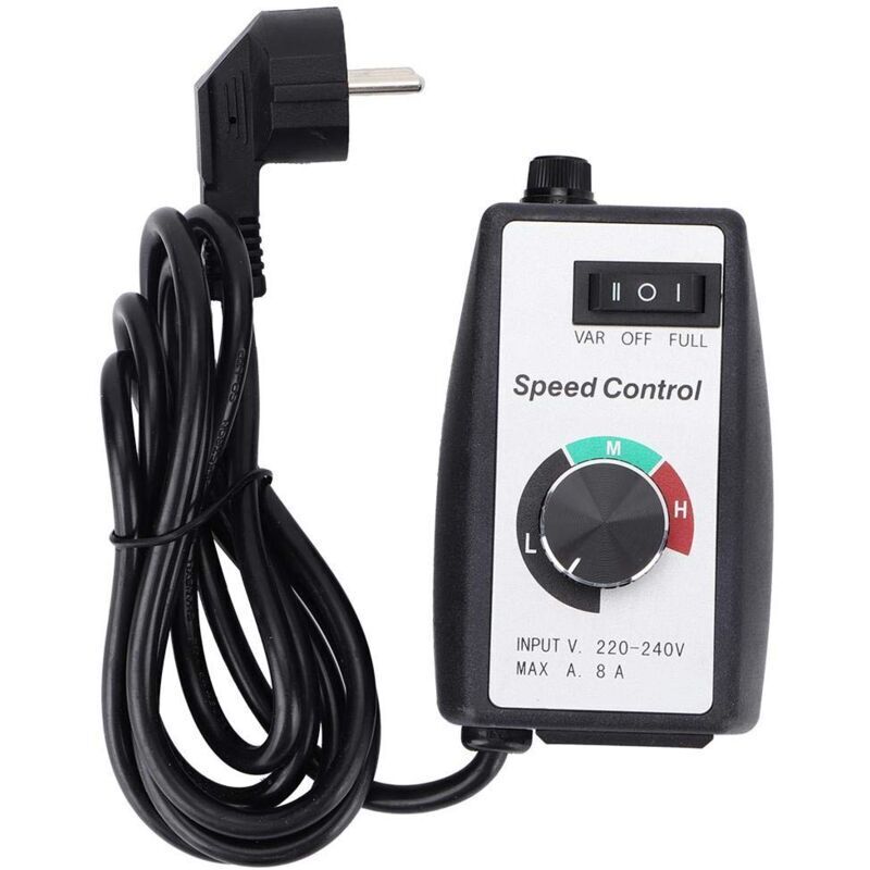 220V-240V Electronic Fan Speed Controller Variable Adjuster for Awning Fan Speed Controller Extractor Fan