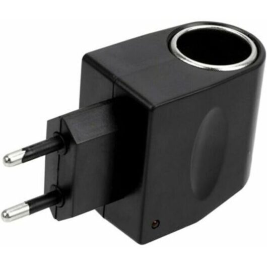 220V to 12V Car Power Converter, AC/DC Inverter Cigarette Lighter Adapter for Electric Cars, Vans and Trucks, Compliant with European Regulations