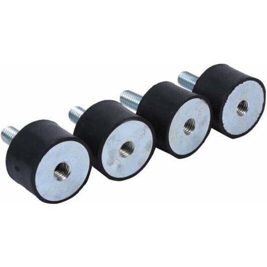 4x M8 rubber mounts, vibration dampers, silent blocks, coils (VD3020 M823)