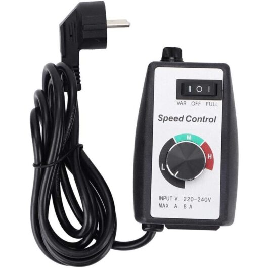 50Hz Speed Regulator, Variable Ventilation Fan Speed Adjuster, Fireproof Motor Speed Controller, Pump