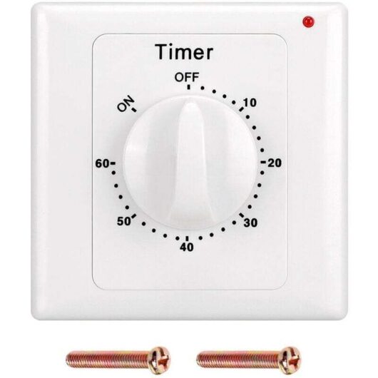 AC 220V Timer Switch High Performance Pump Electronic Control Mechanical Countdown Socket Time Switch - 60min