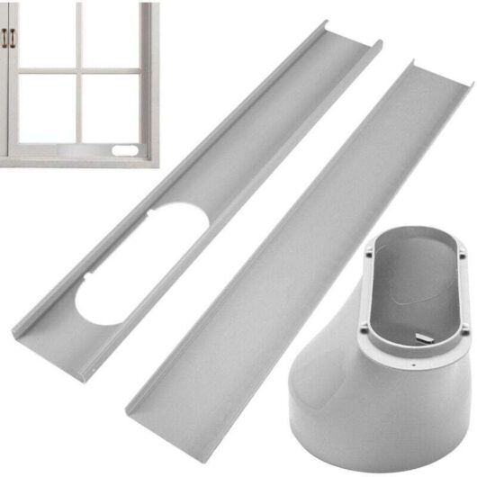 Air Conditioner Sealing Kit, Window Kit for Portable Air Conditioner, Door Kit for Portable Air Conditioner, Suitable for Portable A/C with 15cm