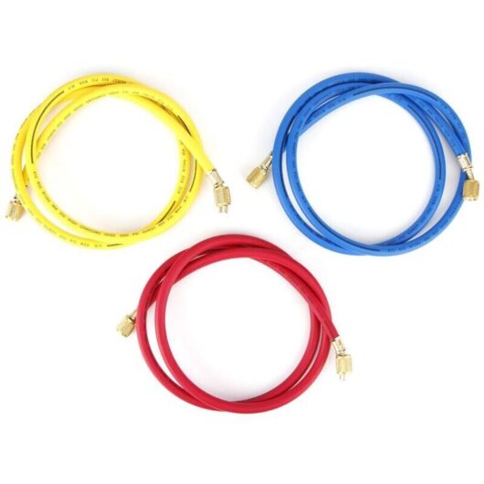 Air Conditioning Refrigerant Hose, 1/4in SAE, 600psi, Durable, Explosion-Proof, for R22, R134a, R12 and More