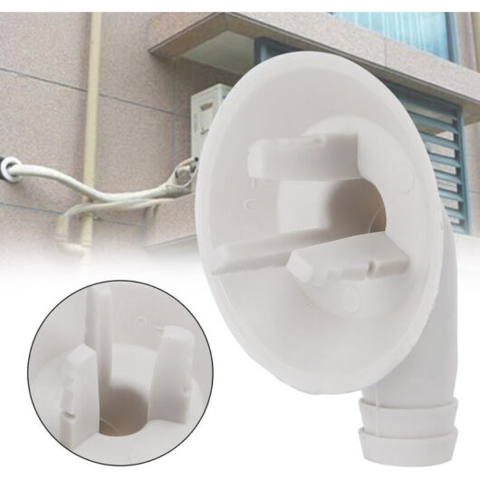Air conditioning drain nozzle elbow outdoor drain hose fitting