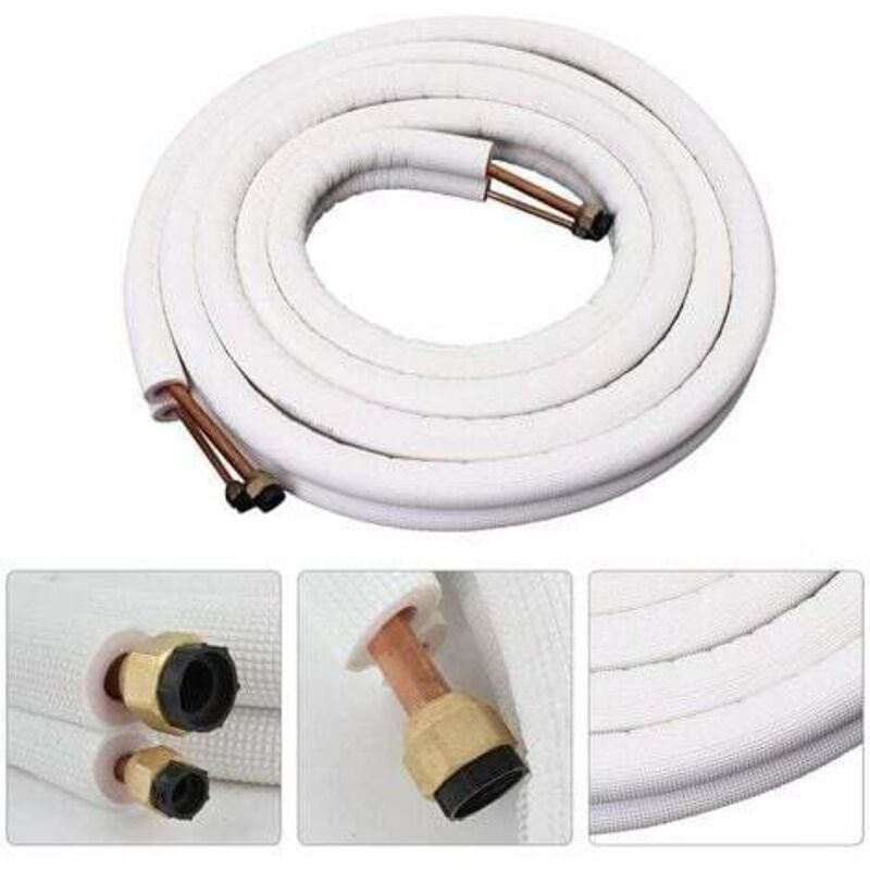 Air conditioning pipe, copper pipe with insulation, air conditioning hose, aluminum pipe, twisted aluminum hose, 1 m