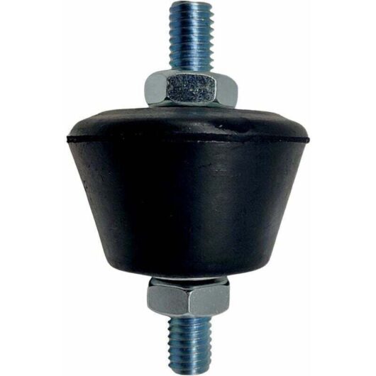 Conical Silent Block for Air Conditioner M8 Anti-Vibration Feet with Nuts and Washers, Pack of 4 M8 Silent Blocks, Wall Mounting for Reversible Air