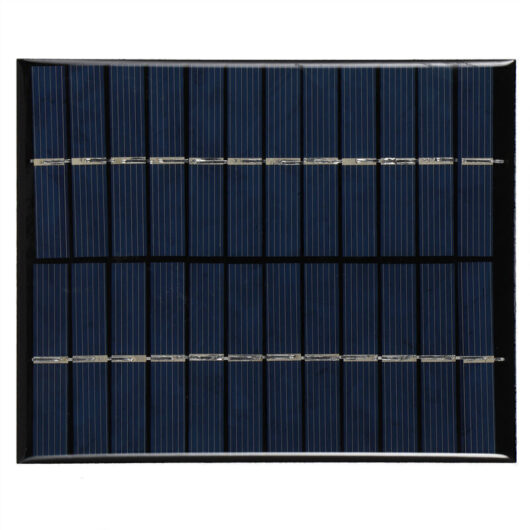 DIY 2W 12V Polycrystalline Silicon Solar Panel Module for Solar Light Science Project Charging A