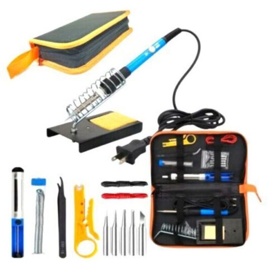 Electronic soldering kit - Tools and welder protection