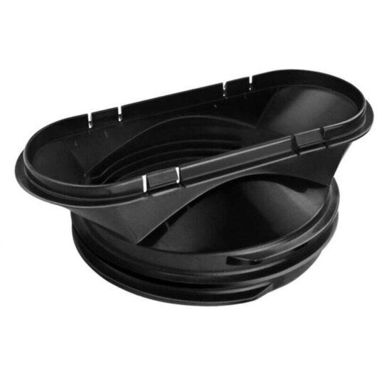 Exhaust hose for portable air conditioners, tumble dryers, cooker hoods, black ring...
