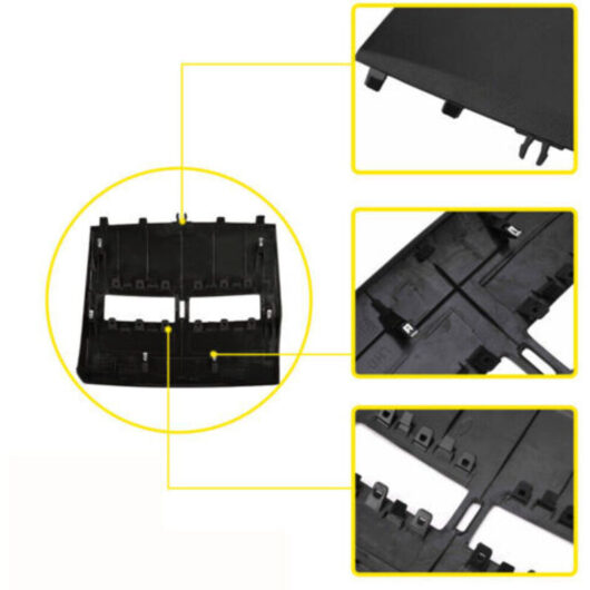 For Nissan 2007-2012 Versa Front Dashboard Upper Center Vent Trim
