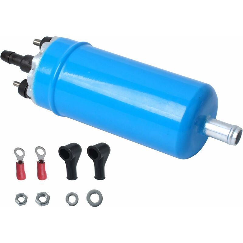 Gotrays - 0580464070 Universal 12V High Pressure Electric Fuel Pump 0580464070 0580464038 with Installation Kit