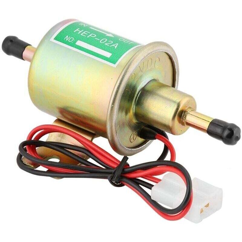 HEP02A 12V Low Pressure Electric Fuel Pump for Petrol and Diesel with Installation Kit
