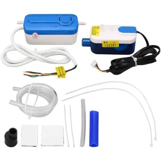 HVAC Condensate Pump Drain Mini Split Portable Automatic for Air Conditioner AC110240V 24L/h for Furnace Dehumidifier