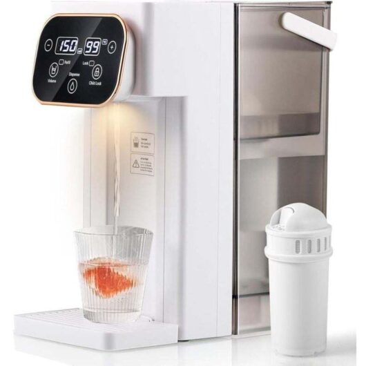 High-end electric kettle, fast heating, 12 temperature settings and 8 volume settings, touchscreen, 3 liters