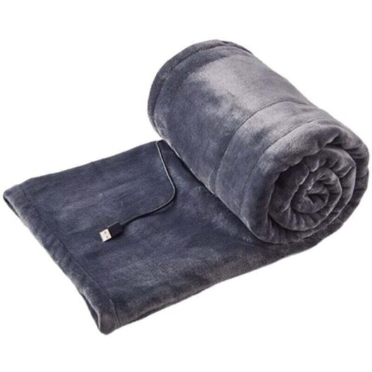 Hot thermal manta, with USB power supply and inalámbrica, washable with 3 temperature adjustments, gray electric manta