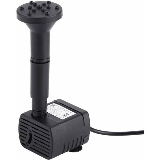 Jeffergarden Solar Powered Fountain Water Pump for Garden Pond, Swimming Pool, Fish Tank