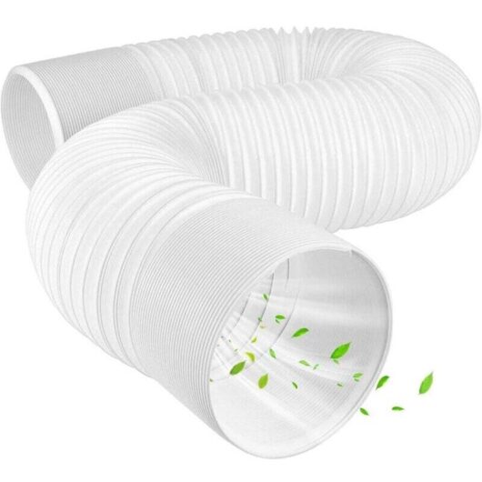 Manguera para air conditioned portátil, manguera de escape para air conditioned móvil de Ø 150 mm/3 m, manguera flexible de escape de aire, manguera