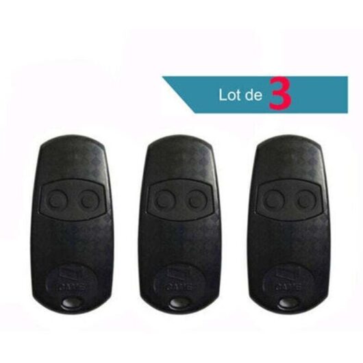 Original Came TOP432EV remote control (3 pieces). Fixed code frequency: 433.92 MHz.