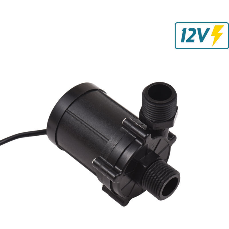 Pompe à eau submersible DC 12V 90 Degrees Low Noise Mini Immersion Pump 12m Lift Brushless Motor 700L/H Boost Water Pump for Desktop Dishwasher /