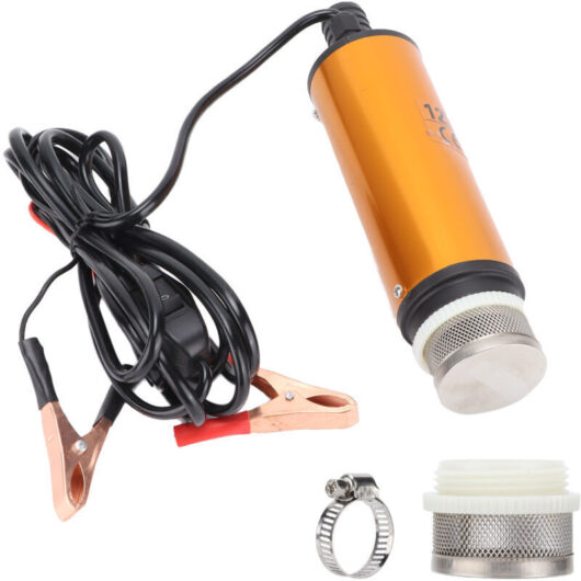 Portable DC 30L/minute mini 12V 51mm electric submersible pump for water, diesel, and kerosene