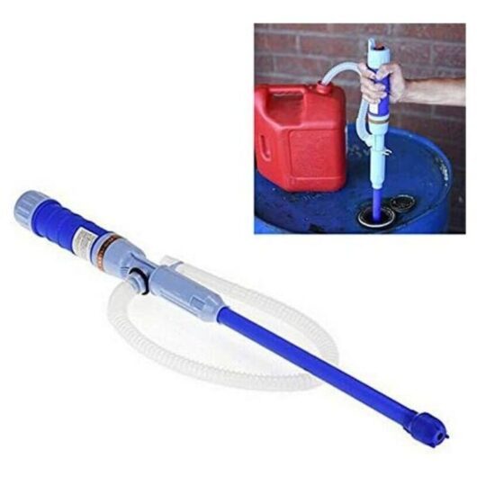 Portable battery-powered water pump, diesel pump, electric transfer pump, fuel siphon pump, oil pump, gasoline pump, blue water suction pump READCLY