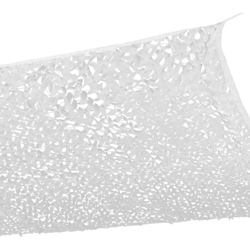 Rectangular shade sail with camouflage pattern, 3x4 m, white