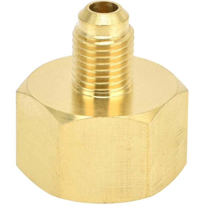 Refrigerant Adapter, Air Conditioning Accessory - W21 Fill Port to 1/4SAE for R32, R134A, R407A, R404A, R422A, R422D