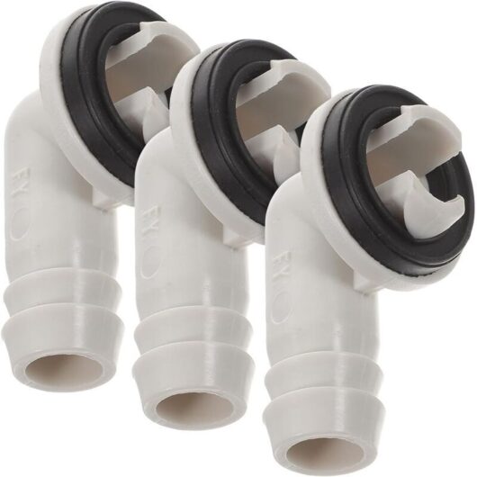 Set of 3 air conditioner drainage fittings - Adapters for condensate pipes & window unit