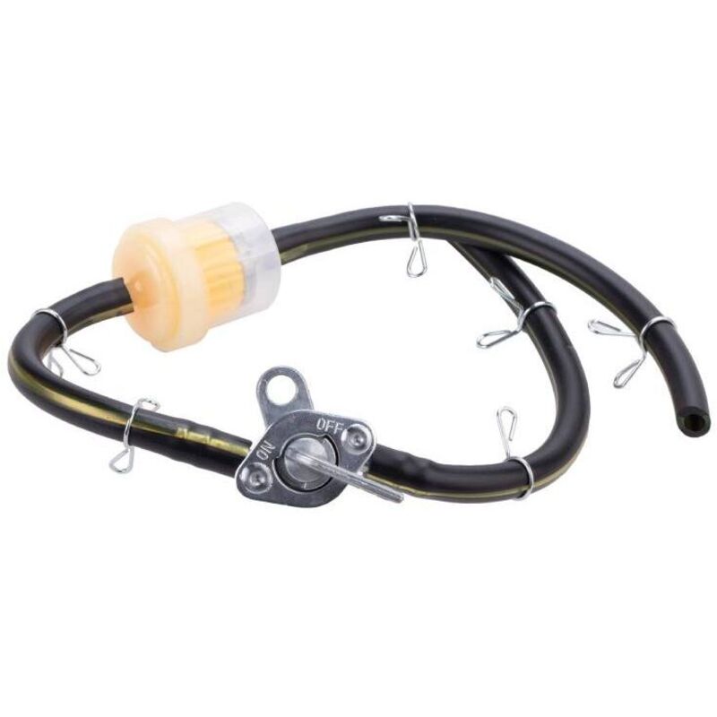 Universal 6mm inline fuel tank tap, filter, valve, switch, shut-off valve for Baja BA150 150cc ATV X15 X18 X22 Nini Pocket Bike ATV Dirt Bike, 50cc