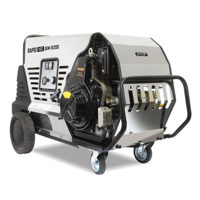 V-TUF V-TUF RAPID VSC DEM Diesel Fired Hot Pressure Washer With 10HP Kohler Diesel Engine 200BAR 15l/min